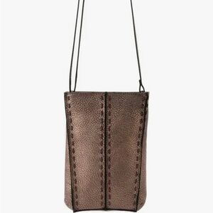 The Sak Bag-Los Feliz Mini- Leather-Bronze Metallic Color